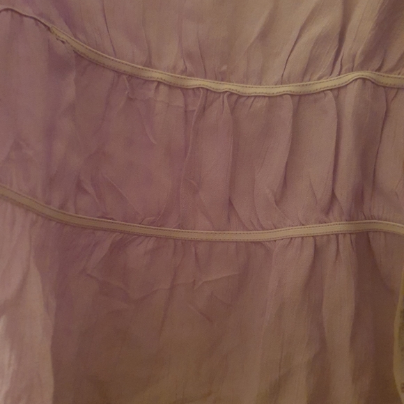 BNWT Stradivarius Lilac Long Sleeved Ruffle Top - Picture 9 of 11